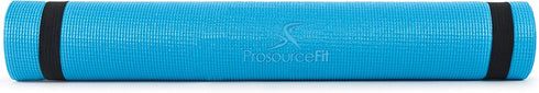 ProsourceFit Classic Yoga Mat 1/8” (3mm) Thick, Extra Long 72-Inch Lightweight Fitness Mat with Non-Slip Grip for Yoga, Pilates, Exercise by ProsourceFit