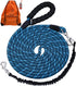 Long Dog Leash with Reflective Threads - Heavy Duty Bungee Leashes for Small Medium Large Dogs, 15FT to 50FT