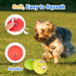 Dog Squeaky Toys, Latex Squeaky Balls for Small Puppy Chewing, Soft Fun Emoji Balls (6 PCS)