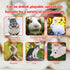2-in-1 BWOGUE Bunny Tunnel Bed, Collapsible Tunnel Tubes Toys with Removable Mat Hideout for Cats Kittens Rabbits
