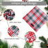 ARING PET Christmas Dog Bandanas, Red Green Pink Holiday Pet Bandana Scarf Triangle Bibs for Puppy Small Medium Large