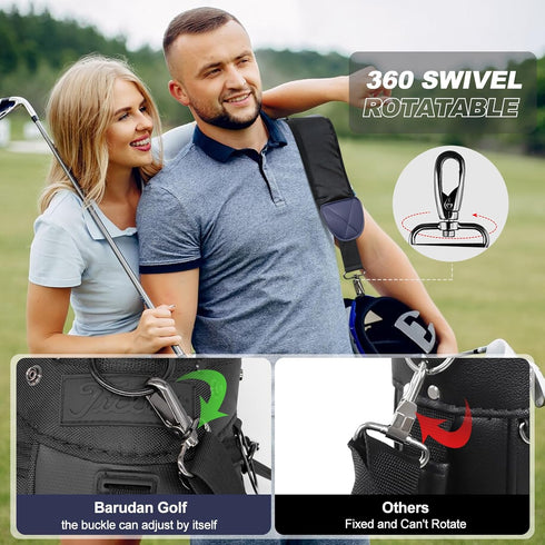 Universal Golf Bag Strap Replacement - Single Shoulder Strap for All Brand Golf Bags