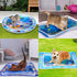 2025 Summer Cat Water Mat, Upgraded Thickened Anti-Scratch Leak Proof Cats Water Sensory Play Mat with Floating Fish