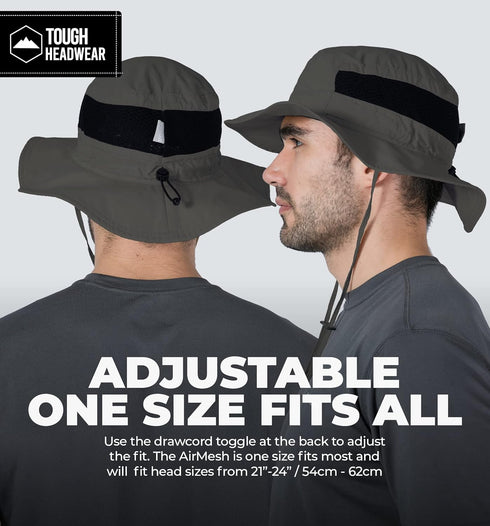 Tough Headwear Fishing Hat - Boonie Hat for Men & Women, Ideal for Beach, Camping, Gardening & Outdoor Use
