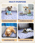 Fostanfly Washable Dog Pee Pads, 2 Pack 36*72" Non Slip Mats with Great Urine Absorption for Whelping & Potty Training