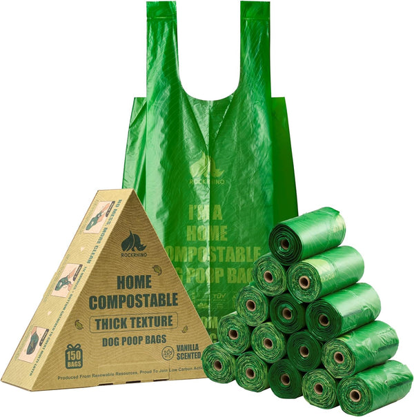 Ultra Thick & Deep RockRhino Dog Poop Bags for Large & XL