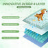 48"x48", Pee Pads for Dogs Washable Extra Large Reusable Puppy Pads, Super Absorbent Whelping Pads Mat , Non-Slip