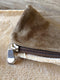 Replacement Beige Coral Fleece Micro Plush MicroSuede External Zippered Duvet Cover, 51''x33'', Fits (47"x29"x4") Dog