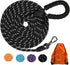 Long Dog Leash 100FT for Training, Reflective with Lockable Hook, Heavy Duty Lead for Large Medium Small Dogs, Black