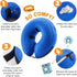 BENCMATE Inflatable Dog Cone Collar Alternative, Soft Dog Cone for Small Medium Large Dogs, Small, Blue