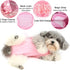Zunea Washable Female Small Dog Diapers for XS/S Size Dogs Adjustable Suspender Reusable Puppy Sanitary Diaper Pantie