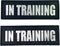 Albcorp Reflective In Training Patches with Hook Backing for Service Animal Vests, Large (6 X 2) Inch