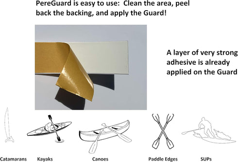 Kayak Keel Guard 4" Width - White Protective Guard for Kayak Canoe with Abrasion Resistance