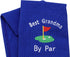 JXGZSO Grandma Golf Towel, Embroidered Gift for Best Grandma by Par Golf Towel