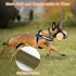 KCUCOP Tactical Dog Collar for Medium & Large Dogs - Heavy Duty Military Nylon with Handle, Reflective Strip & Metal