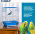 Prevue Pet Products Flat Top Economy Cage, Blue Plastic Base, for Parakeet and Small Birds