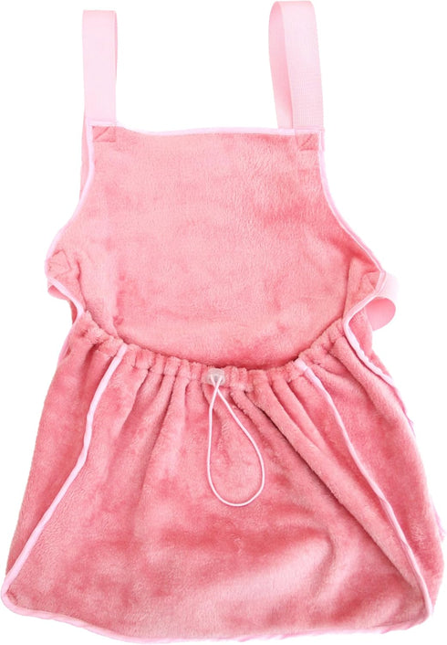 Pet Dog Cat Carrier for Travel, Shoulder Bag Sling Front Backpack Soft Plush Handmade (Pink), Medium