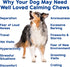 90 Count Well Loved Calming Chews for Dogs - Dog Calm Treats, Made in USA, Vet Developed, Behavior Support, Stress