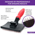 Paw Brothers Self-Cleaning Slicker Dog Brush, Dog Grooming Brush for Shedding, Large Deshedding Brush for Doodles,