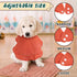 Shinylin 8 Pcs Muslin Cotton Square Bandanas Reversible Pet Bibs Scarf Pet Scarves with Two Snaps Apparel Accessories