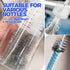 Holikme 10 Pack Bottle Brush Cleaner Set, 15" Long Handle, Flexible Water Bottle Brush, 8 Straw Cleaner Brush, White