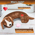 Moropaky Heartbeat Toy Puppy Heartbeat Stuffed Animal Heartbeat Plush Toy for Puppy, Dog Heartbeat Toy for Pet Anxiety