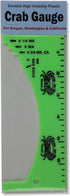 River Guide Supply Dungeness Crab Measure - Gauge for Oregon, Washington & California (Made in USA) (Lime Green)