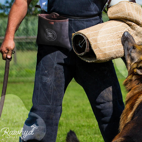 RAW HYD Dog Treats Pouch, Leather Pouch with Magnetic Closure, Durable Treat Holder for Training Sessions