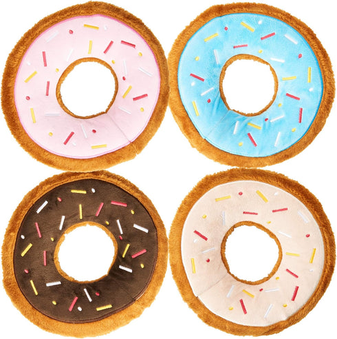 SPOT Tasty Donuts Plush Toy for Dogs 9", Assorted Doughnut Toy