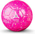 Soccer Ball Size 4, Glitter Shiny Stars for Kids Girls Boys, Gift for Outdoors Sports Training (Hot Pink)