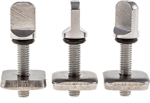 SBS No Tool Stainless Steel Fin Screw for Longboard and SUP, Choose 2 or 3 Pack