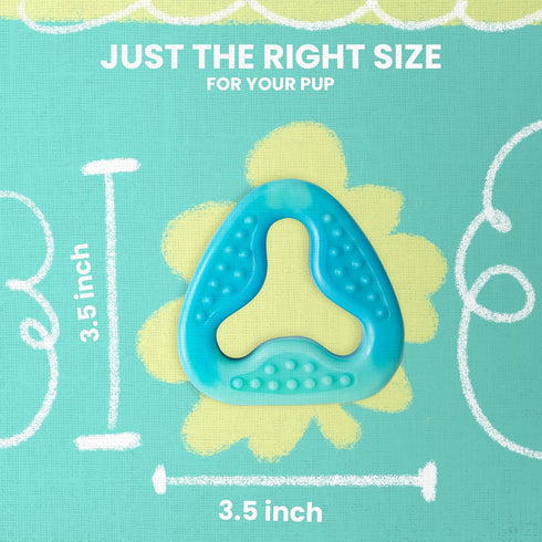 SNUG AROOZ Snugarooz Go Stuff Yourself Triangle Toy - Eco-Conscious , Treat-Dispensing TPR Design - Durable