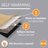 K&H Pet Products Self-Warming Crate Pad, Tan, X-Small 14 x 22 Inches