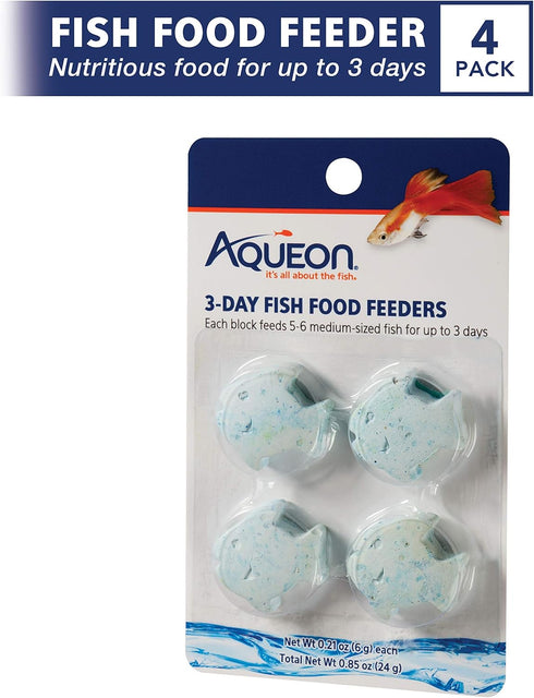 Aqueon Vacation Feeders, 3 Day - 4 Pack