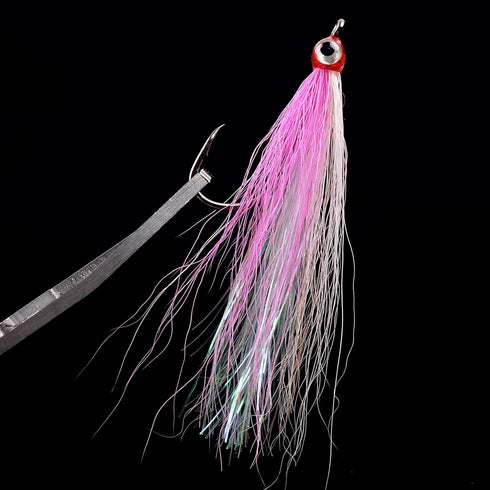 Shaddock Fishing Clouser Minnow Fly Fishing Flies, Streamer Wet Salmon Trout Steelhead Jig Hooks Sea Bass Striper