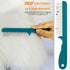 Super-Groom Combs with Smooth Rotating Teeth for Painless Mat Removal (French Rose Pink, 30 Fine-spaced Teeth)
