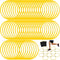 Shappy 50 Pcs Agility Rings with Storage Bags, 15 Inch Plastic Speed Rings for Sports Training