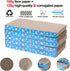 5 Packs in 1 Cat Scratch Pad, Reversible Durable Cardboard, Suitable for Cats to Rest and Grind Claws