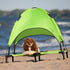 Midlee Green Dog Cot with Canopy, 30" x 36"