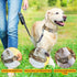 KCUCOP Tactical Dog Collar with Handle, Adjustable Heavy Duty Military Collar with Metal Buckle and Patches for Large