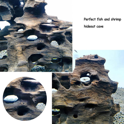 kathson Aquarium Large Driftwood Natural Wood Assorted Branches Fish Tank Driftwood Decoration Reptiles Habitat Wood Decor