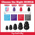 KONG Extreme Fetch & Chew Toy - Durable Natural Rubber for Power Chewers, Treat-Filling Capabilities & Erratic Bounce