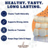 10" 3 Amazing Dog Treats - Beef Cheek Rolls (Mega Thick - Pcs) - Safe Rawhide Alternative Dog Chew - Great for Power