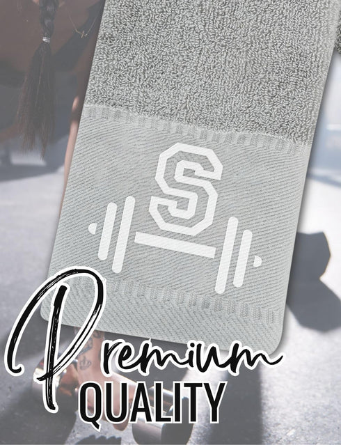 Gym Towel, Personalized Workout Gifts for Men, Women, Sports Lover, Exercise Fitness Gift for Gym Enthusiast on