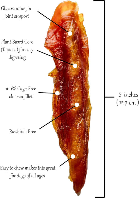 Rena's Recipe Chicken Fillet Sticks (8 Count) - Tasty Treats for Dogs