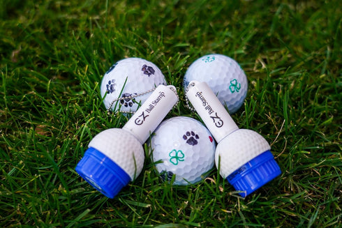 Golf Ball Stamp/Stamper, Ultra Quick Drying Ink Marker to Personalize Your Ball