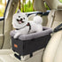 BurgeonNest Center Console Dog Car Seat for Small Dogs up to 9lbs