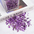 EZEELAI 0.88 Lb Amethyst Crushed Stones Crystal Quartz Chips, Natural Tumbled Stones Irregular Shaped Gravels Pebbles