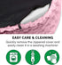 Furhaven Dog Bed for Small Dogs with Removable Washable Cover & Pillow Cushion Insert, Ultra Plush Faux Fur Oval