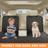 Hammock Simple Trending Dog Car Seat Cover, Back Seat Pet Bed Mat Protector Waterproof Bench Car Seat Cover, Nonslip
